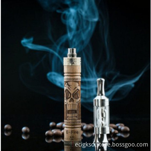 Pure wooden mod new e cigarette e-fire 1100 battery wood vaping
